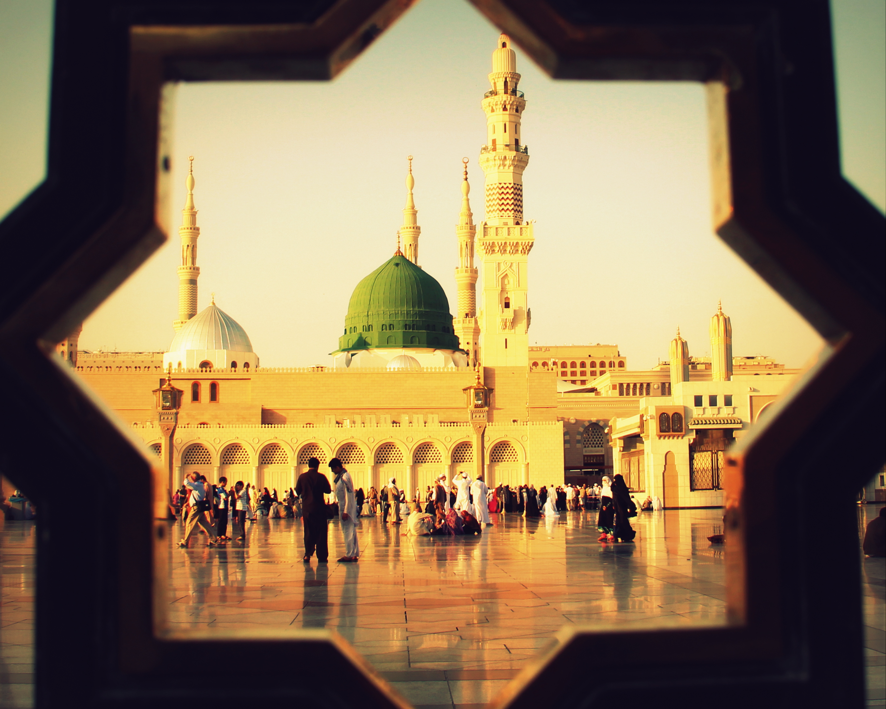 Les dômes de la mosquée du Prophète ﷺ